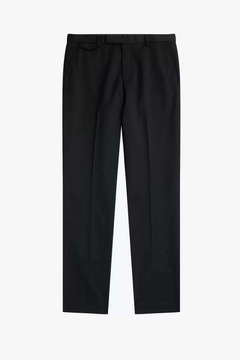 Fred Perry Archive Tailored Men’s Pants Black QELKO8301 Fred Perry Archive Tailored Men’s Pants Black QELKO8301