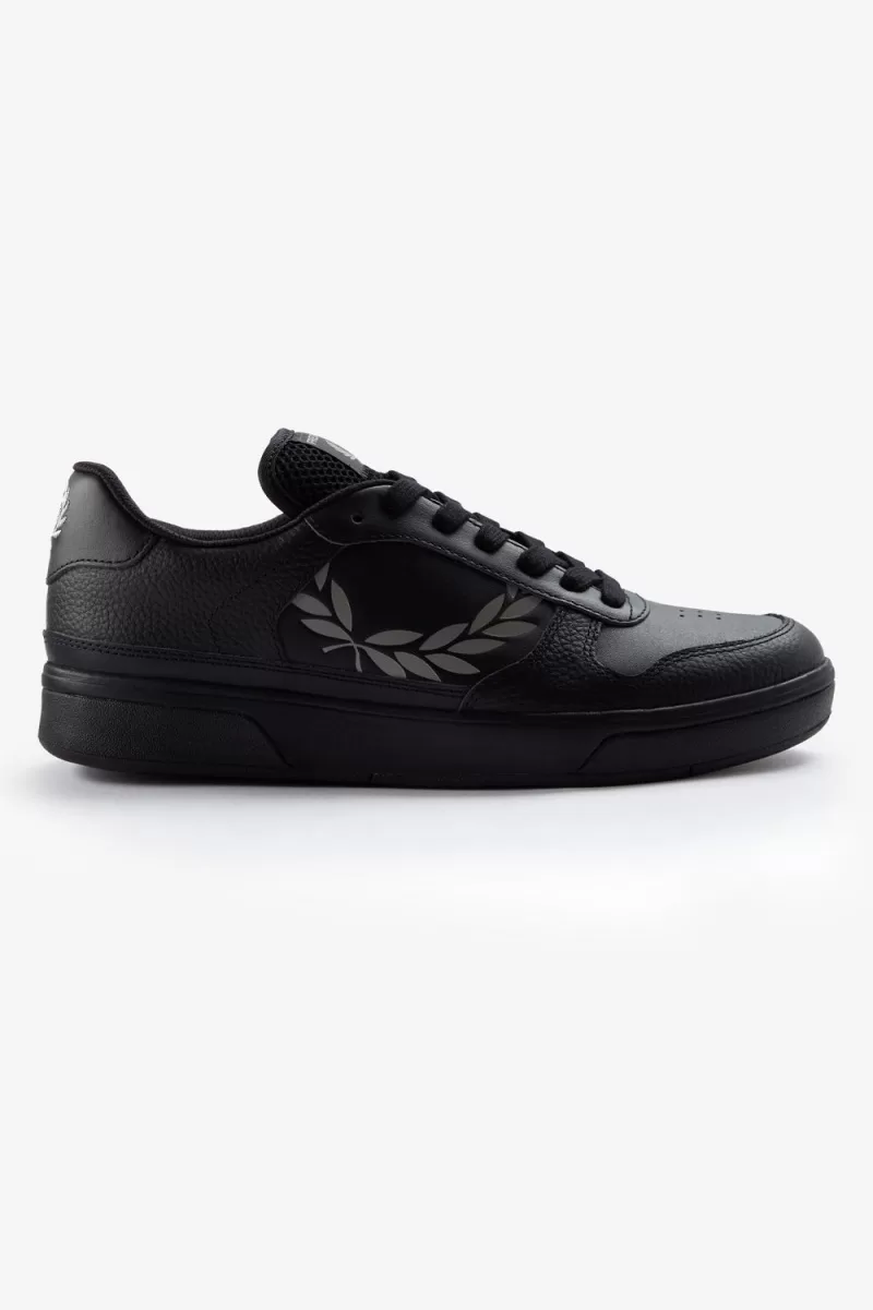 Fred Perry B300 Men’s Trainers Black Grey WORHE3159 Fred Perry B300 Men’s Trainers Black Grey WORHE3159