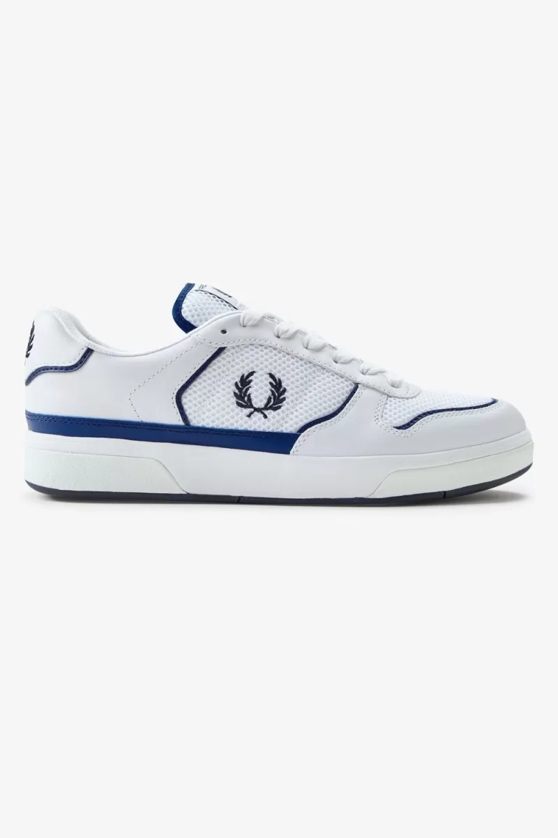 Fred Perry B300 Men’s Trainers White Navy LJVZO0426 Fred Perry B300 Men’s Trainers White Navy LJVZO0426