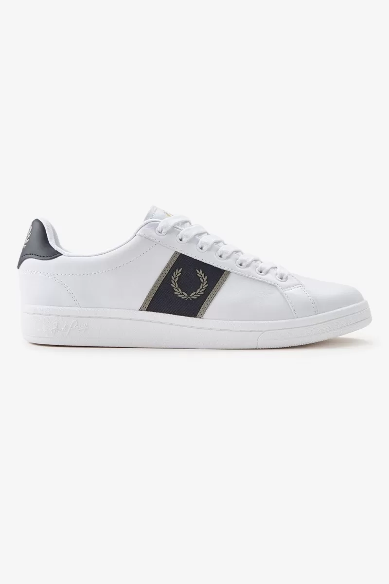 Fred Perry B721 Men’s Tennis Shoes White Warm Grey GRLEN1865 Fred Perry B721 Men’s Tennis Shoes White Warm Grey GRLEN1865