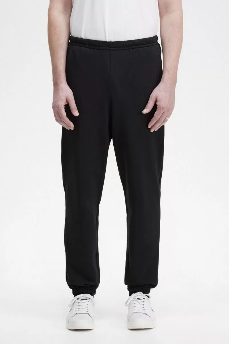 Fred Perry Badge Detail Track Men’s Pants Black XRLSE7652 Fred Perry Badge Detail Track Men’s Pants Black XRLSE7652
