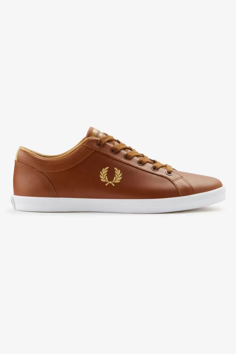 Fred Perry Baseline Men’s Tennis Shoes Tan ZFAET6351 Fred Perry Baseline Men’s Tennis Shoes Tan ZFAET6351