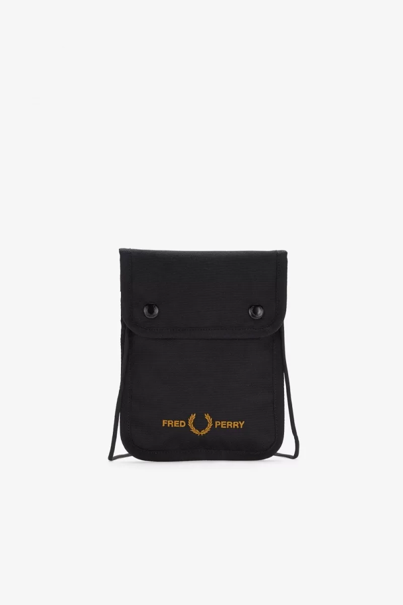 Fred Perry Branded Men’s Bags Black DPFIQ0834 Fred Perry Branded Men’s Bags Black DPFIQ0834