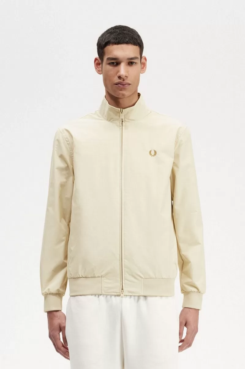 Fred Perry Brentham Men’s Jackets Oatmeal PVGBD1295 Fred Perry Brentham Men’s Jackets Oatmeal PVGBD1295