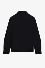 Fred Perry Cord Men’s Shirt Black ZLURK1798