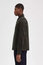 Fred Perry Cord Men’s Shirt Field Green UZNFW8130