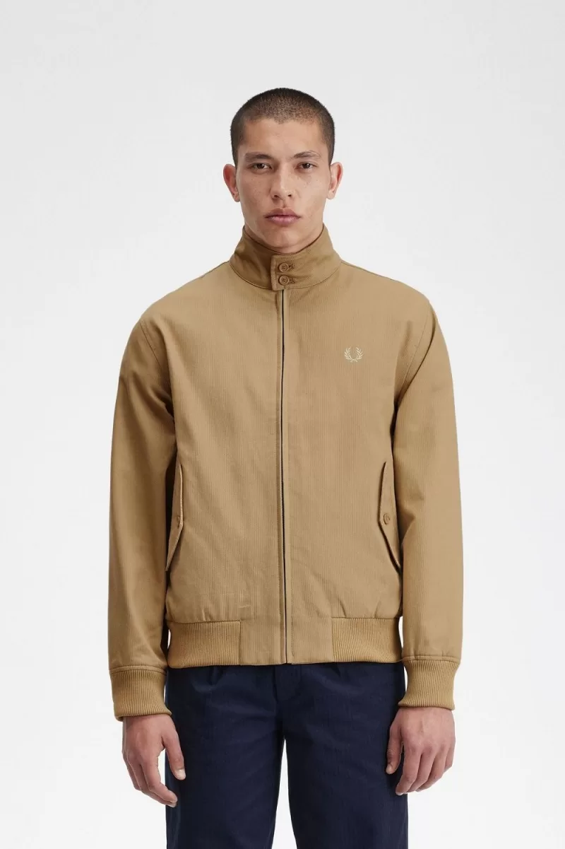Fred Perry Corduroy Harrington Men’s Jackets Green KWNEO9627 Fred Perry Corduroy Harrington Men’s Jackets Green KWNEO9627