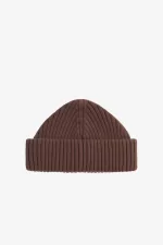 Fred Perry Cotton Rib Men’s Caps Dark Red Warm Grey QSPNU4038