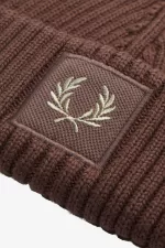 Fred Perry Cotton Rib Men’s Caps Dark Red Warm Grey QSPNU4038