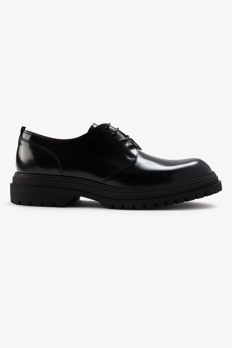 Fred Perry Derby Women’s Loafers Black SIOYW6138 Fred Perry Derby Women’s Loafers Black SIOYW6138