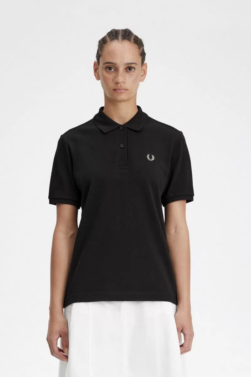 Fred Perry G6000 Women’s Shirt Black Warm Grey APLCI2913 Fred Perry G6000 Women’s Shirt Black Warm Grey APLCI2913
