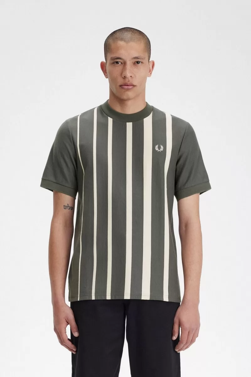 Fred Perry Gradient Stripe Men’s T-Shirt Field Green SWTOG1903 Fred Perry Gradient Stripe Men’s T-Shirt Field Green SWTOG1903