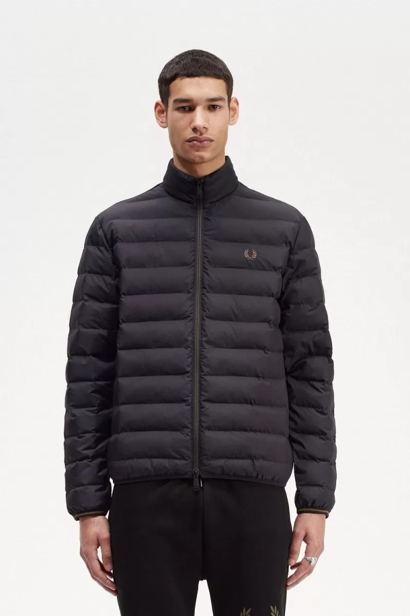 Fred Perry Insulated Men’s Jackets Black JYIDB8529 Fred Perry Insulated Men’s Jackets Black JYIDB8529