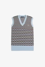 Fred Perry Jacquard Men’s Tanks Turquoise FYPQD6412