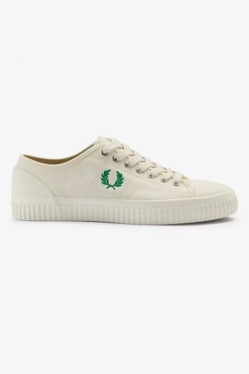 Fred Perry Low Hughes Men’s Plimsolls Light Beige MHTVK1698 Fred Perry Low Hughes Men’s Plimsolls Light Beige MHTVK1698