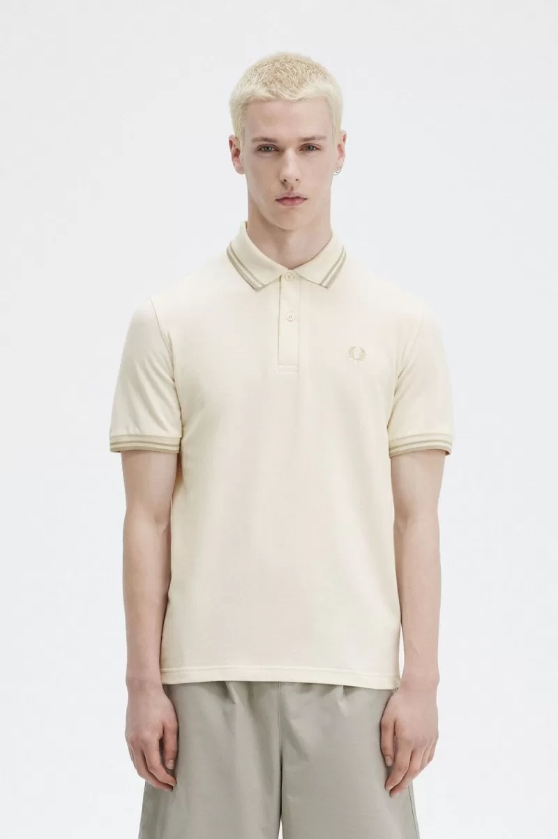 Fred Perry M12 Men’s Shirt Beige Oatmeal Oatmeal TGUOK2197 Fred Perry M12 Men’s Shirt Beige Oatmeal Oatmeal TGUOK2197