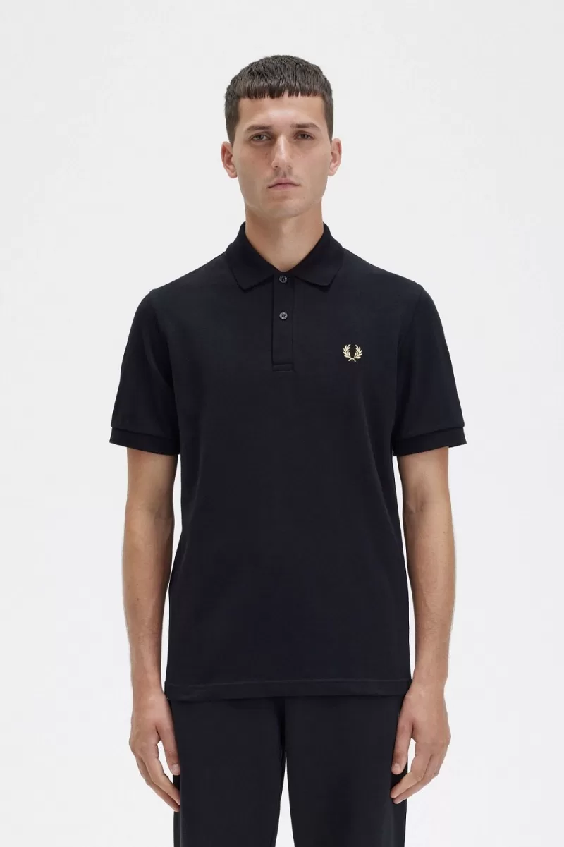 Fred Perry M3 Men’s Shirt Black Champagne FUVTS2956 Fred Perry M3 Men’s Shirt Black Champagne FUVTS2956