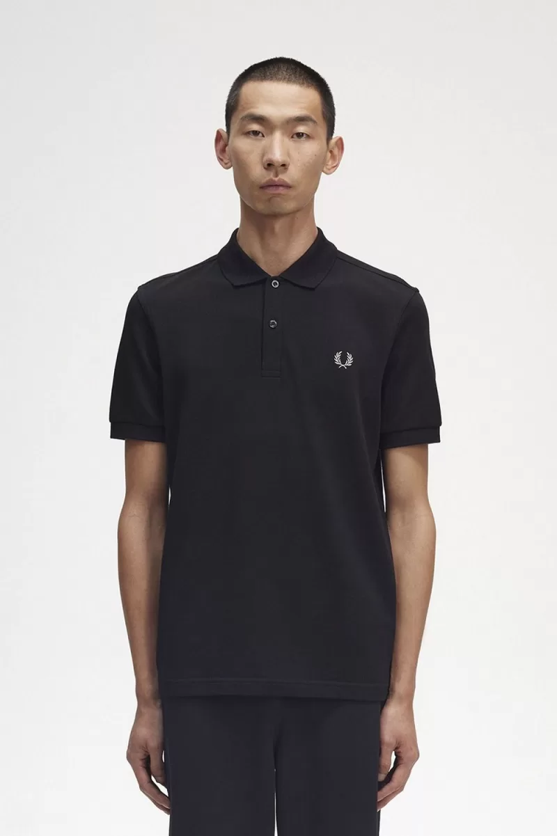 Fred Perry M6000 Men’s Shirt Black Chrome YODAG5928 Fred Perry M6000 Men’s Shirt Black Chrome YODAG5928