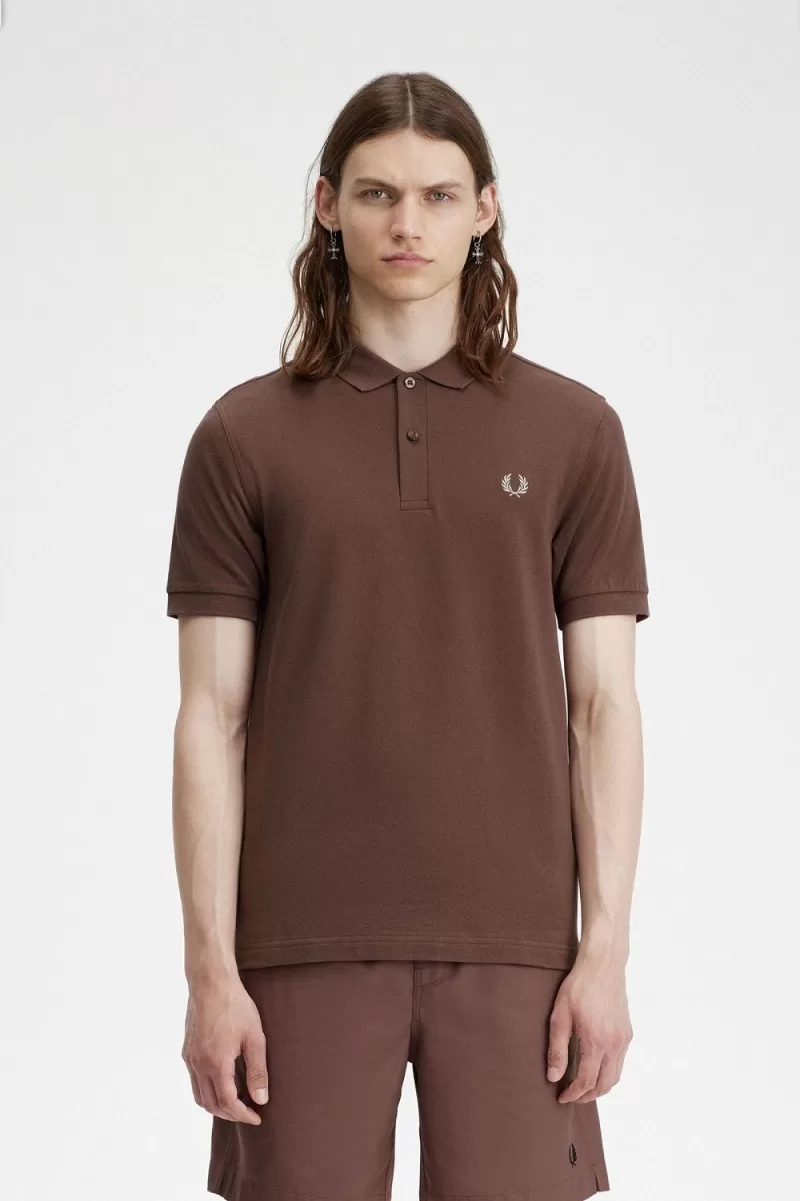 Fred Perry M6000 Men’s Shirt Dark Red Warm Grey QCBYK6037 Fred Perry M6000 Men’s Shirt Dark Red Warm Grey QCBYK6037