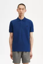 Fred Perry M6000 Men’s Shirt Shaded Cobalt Navy HQIYZ2805