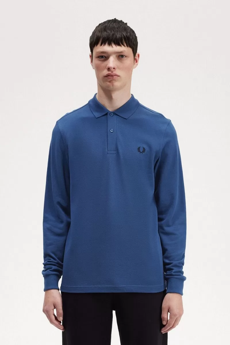 Fred Perry M6006 Men’s Shirt Midnight Blue CBRQN7049 Fred Perry M6006 Men’s Shirt Midnight Blue CBRQN7049