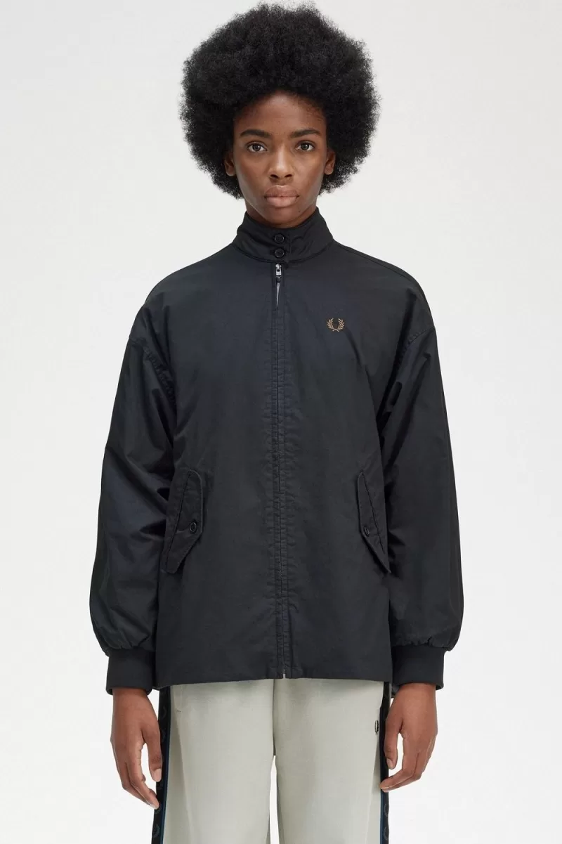 Fred Perry Padded Zip-Through Women’s Jackets Black YTNVX5391 Fred Perry Padded Zip-Through Women’s Jackets Black YTNVX5391