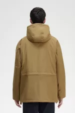 Fred Perry Padded Zip Through Men’s Jackets Brown ZXTHJ9012