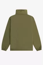 Fred Perry Patch Pocket Zip Through Men’s Jackets Uniform Green HTPSA1924