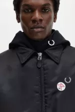 Fred Perry Printed Flight Men’s Jackets Black TCFGD3802