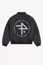Fred Perry Printed Flight Men’s Jackets Black TCFGD3802