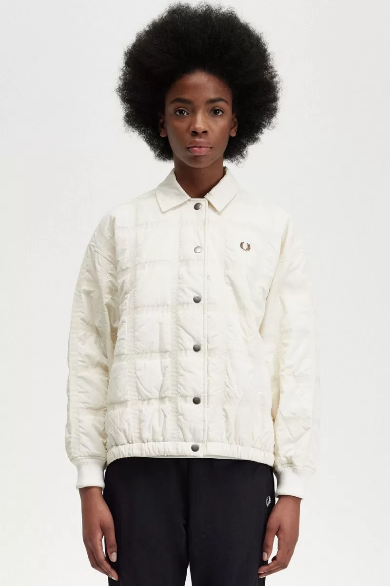 Fred Perry Quilted Women’s Jackets Beige GTCUI4653 Fred Perry Quilted Women’s Jackets Beige GTCUI4653
