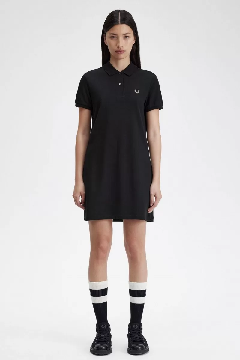 Fred Perry Shirt Women’s Dress Black JABKN5102 Fred Perry Shirt Women’s Dress Black JABKN5102