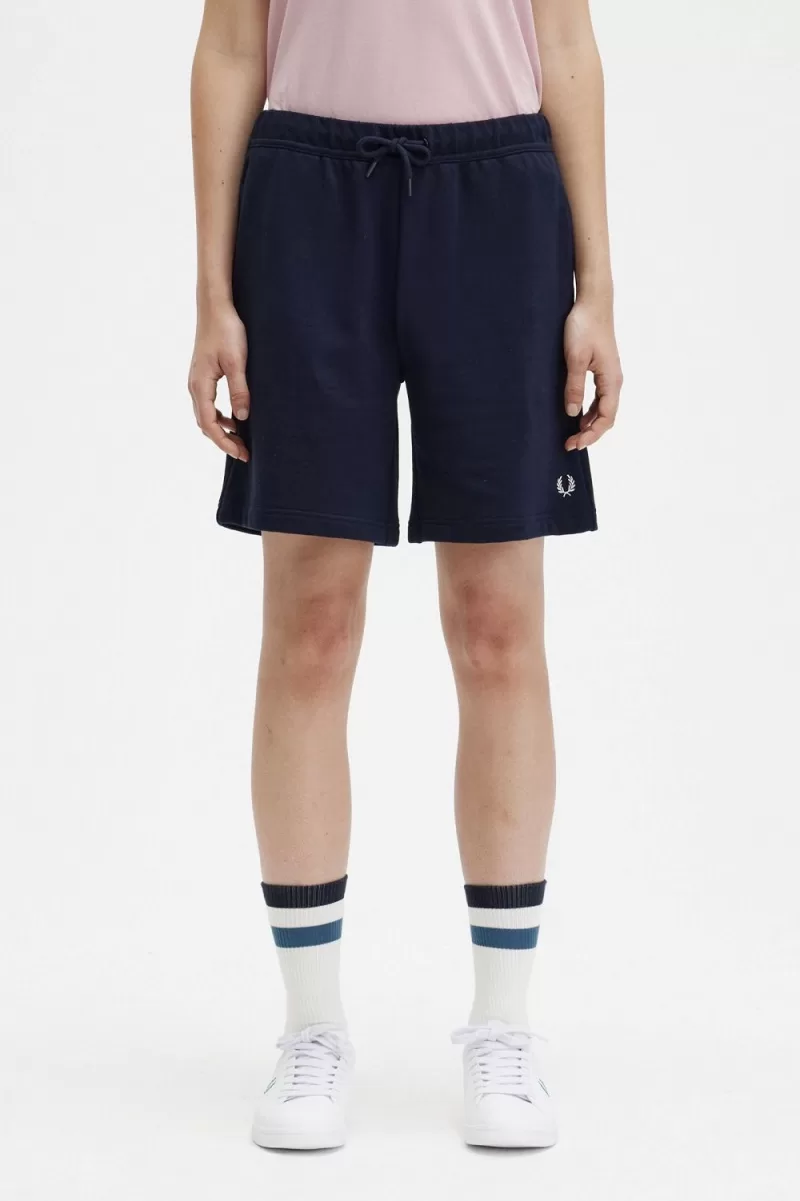 Fred Perry Sweat Women’s Shorts Navy ZLXBO8175 Fred Perry Sweat Women’s Shorts Navy ZLXBO8175