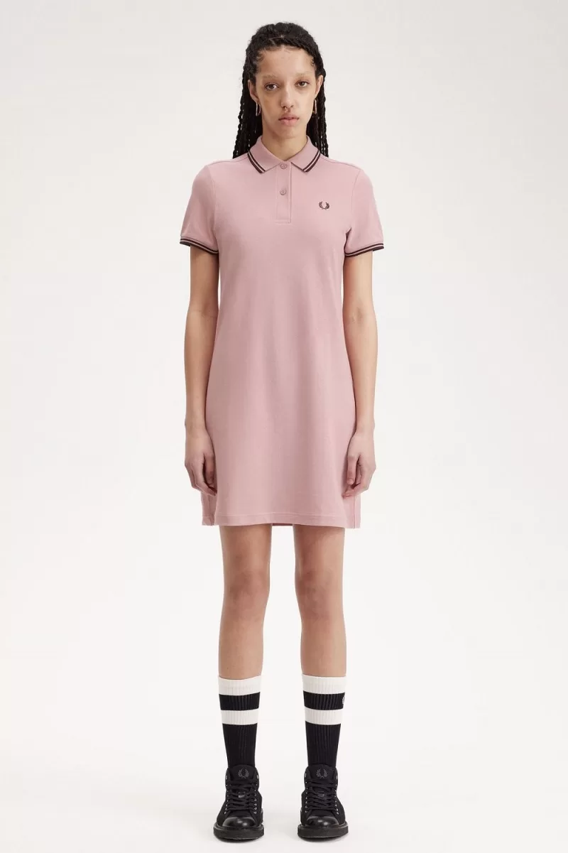 Fred Perry Twin Tipped Shirt Women’s Dress Dusty Rose Pink OMJGP3510 Fred Perry Twin Tipped Shirt Women’s Dress Dusty Rose Pink OMJGP3510
