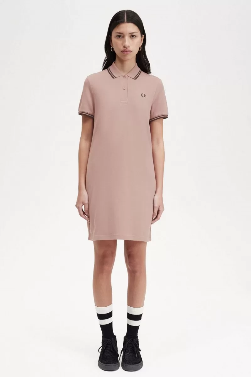 Fred Perry Twin Tipped Shirt Women’s Dress Dark Pink Whisky Brown YNCBG8725 Fred Perry Twin Tipped Shirt Women’s Dress Dark Pink Whisky Brown YNCBG8725