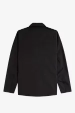 Fred Perry Utility Men’s Shirt Black QOGWA5194