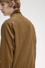 Fred Perry Waffle Cord Tennis Bomber Men’s Jackets Brown ZISML2863