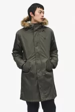 Fred Perry Zip-In Liner Men’s Parka Field Green WGCSO7526