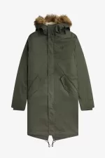 Fred Perry Zip-In Liner Men’s Parka Field Green WGCSO7526