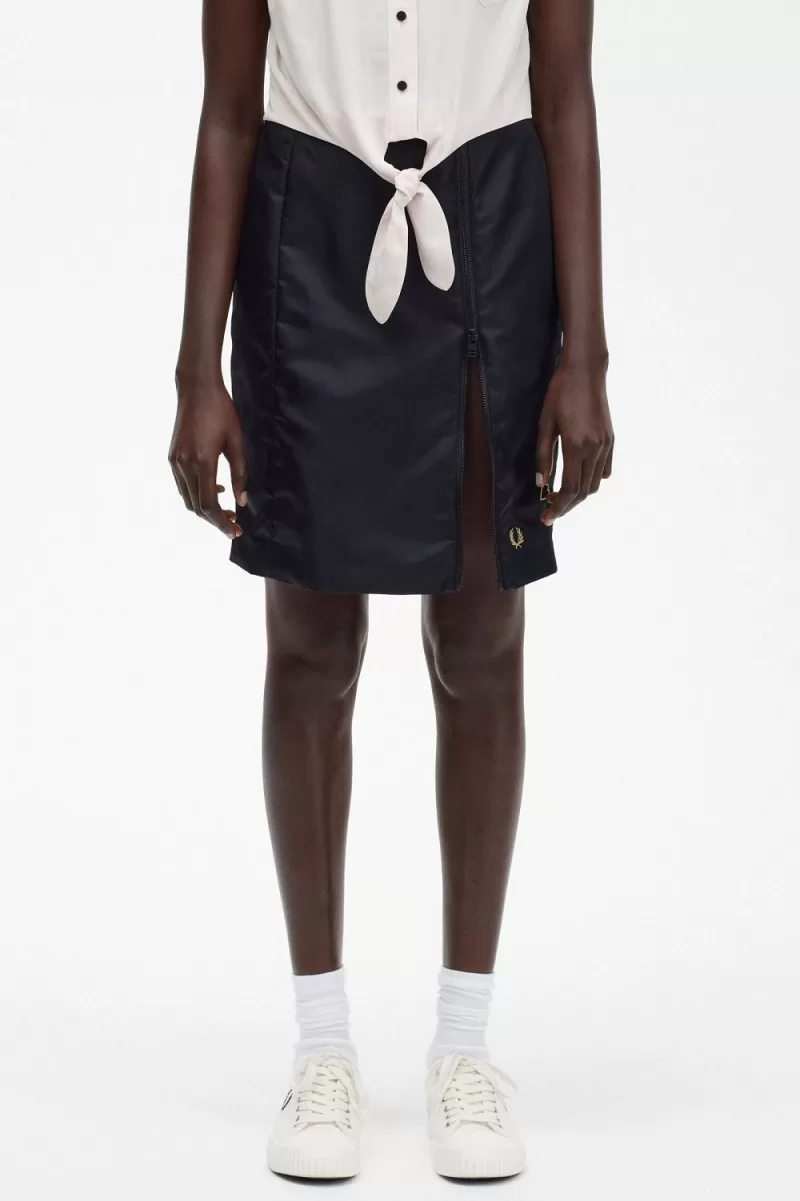 Fred Perry Zip Detail Women’s Skirts Black LOKDB5260 Fred Perry Zip Detail Women’s Skirts Black LOKDB5260