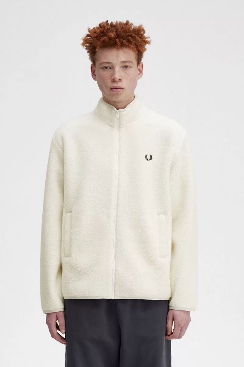 Fred Perry Zip Through Borg Fleece Men’s Sweatshirts Beige KGYHV5317 Fred Perry Zip Through Borg Fleece Men’s Sweatshirts Beige KGYHV5317